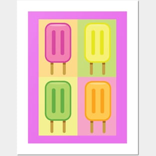 Pop Art Popsicles Posters and Art